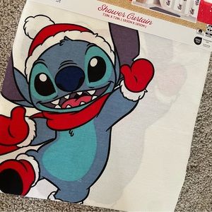 Stitch Holiday Shower Curtain